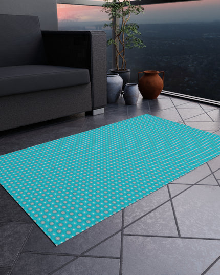 Tif Green Star-crossed Bodies Outdoor Rug, 36" x 60"