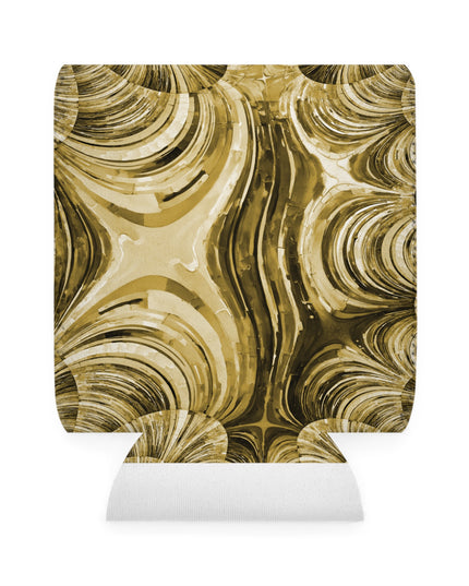 Uzi Spiral Light Brown 12 oz Can Cooler Sleeve