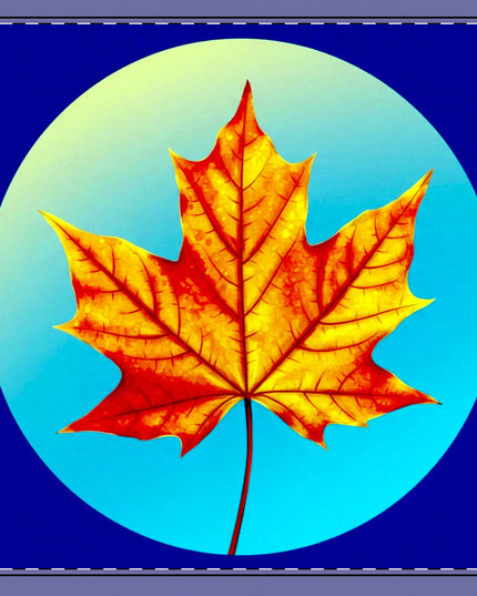 Alpha Maple Leaf 22" x 22" Cotton Twill Napkin