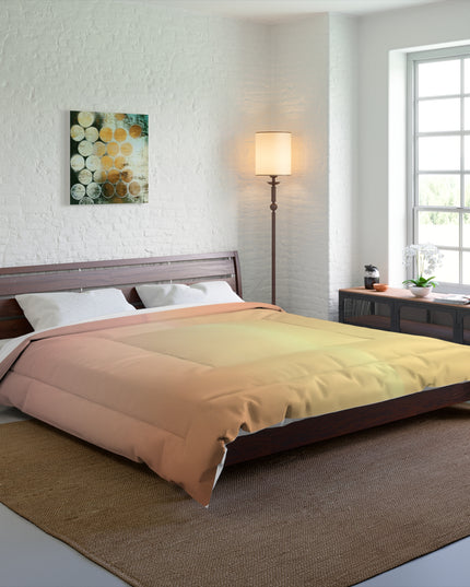 Hot Peach Fade 104" × 88" Comforter