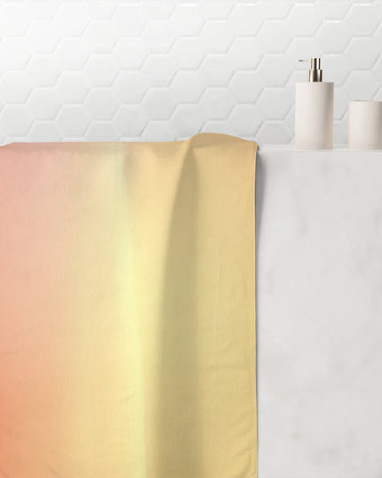 Hot Peach Fade 30" x 60" Mink-Cotton Towel (50% polyester, 50% cotton)