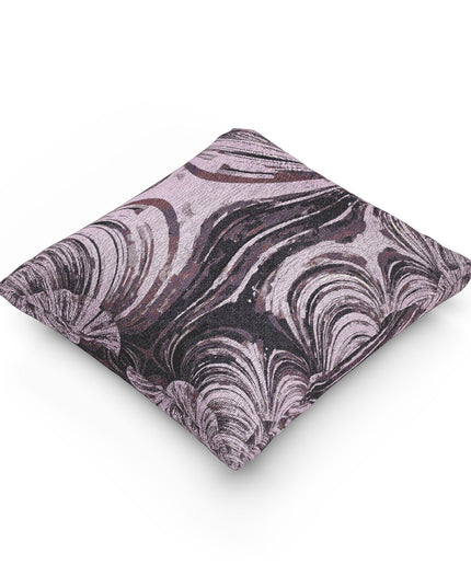 Uzi Spiral Powder Lavender Woven Pillow, 17" x 18"