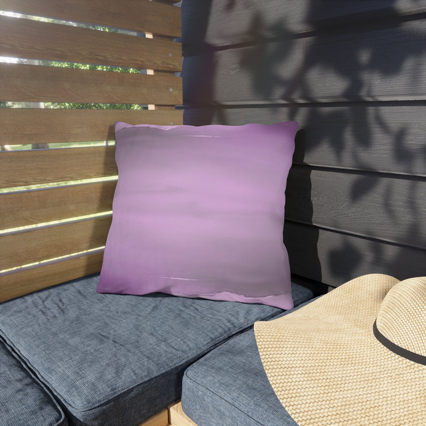 Dark Pink Sea Amethyst Fog 16" x 16" Outdoor Pillows