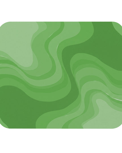Greenie Meanie Wavey Mouse Pad, 9" x 8" Rectangle