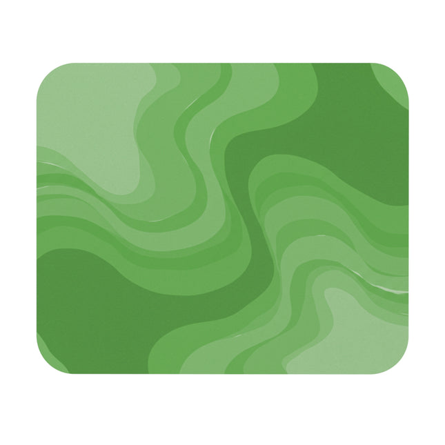 Greenie Meanie Wavey Mouse Pad, 9" x 8" Rectangle