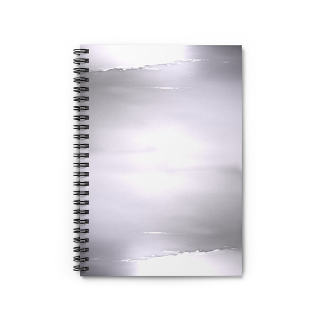 Sephia Sea Dark Fog Spiral Notebook - Ruled Line, 6" x 8", 118 pages