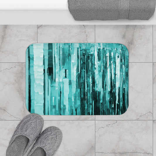 Striped Tif Bath Mat, 24" x 17"