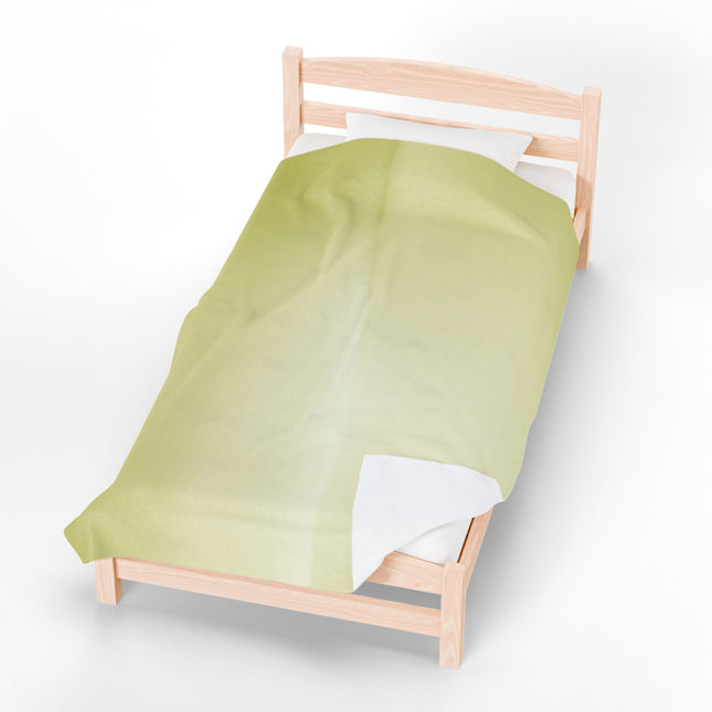 Lemon Fade Velveteen Plush Blanket, 60" x 80"