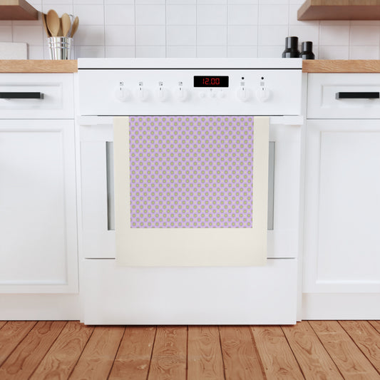 Magenta Star-crossed Bodies Cotton Tea Towel 19.6" x 27.5"