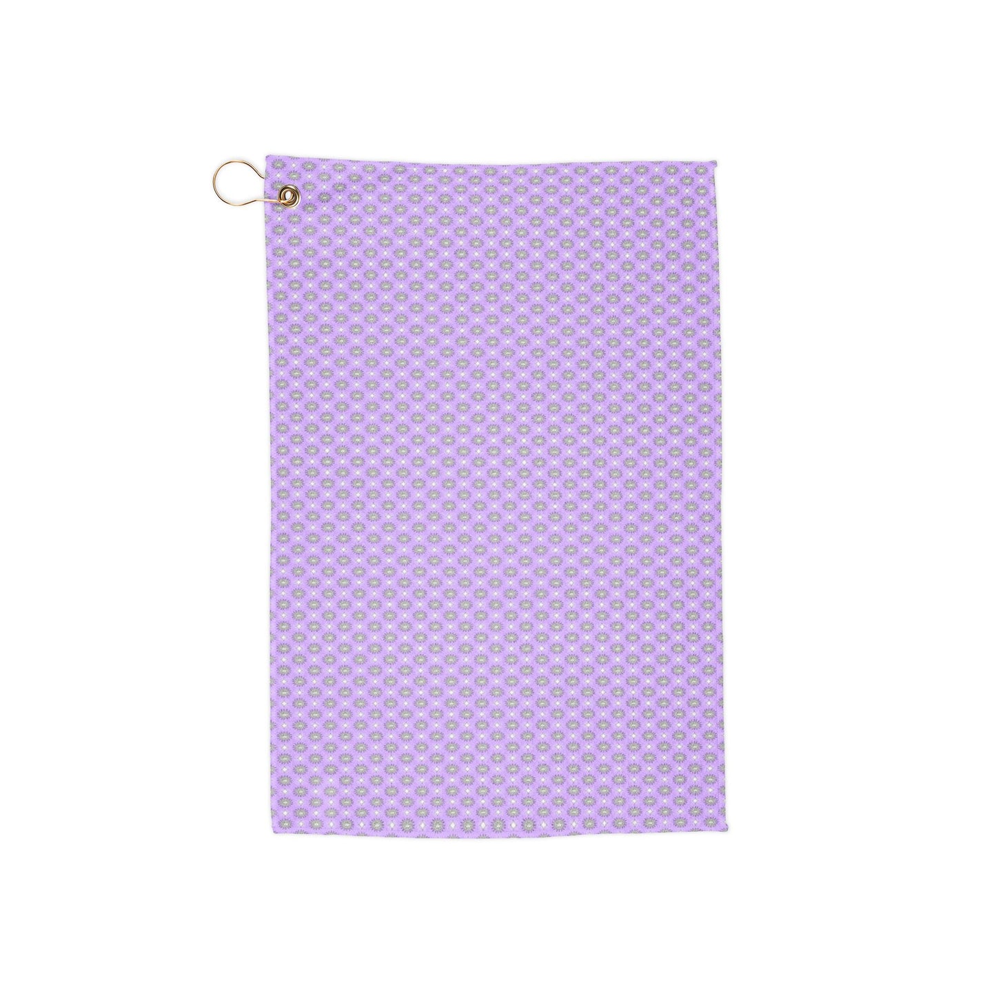 Lavender Star-crossed Bodies Golf Towel, 16" x 24"