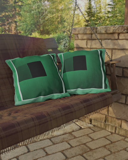 Mint Shadow 20" x 20" Outdoor Pillow