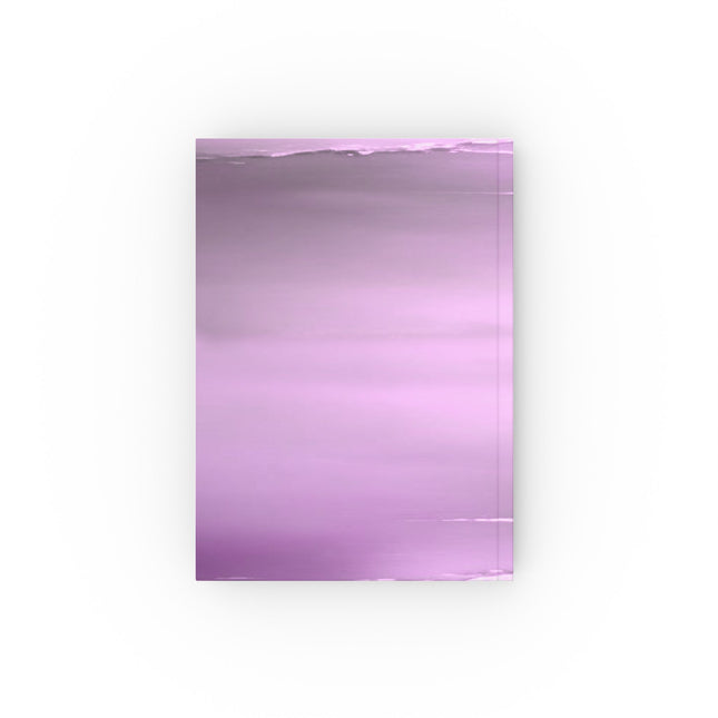 Dark Pink Sea Amethyst Fog 5.2" x 7.4" Hard Backed Journal with 128 blank pages