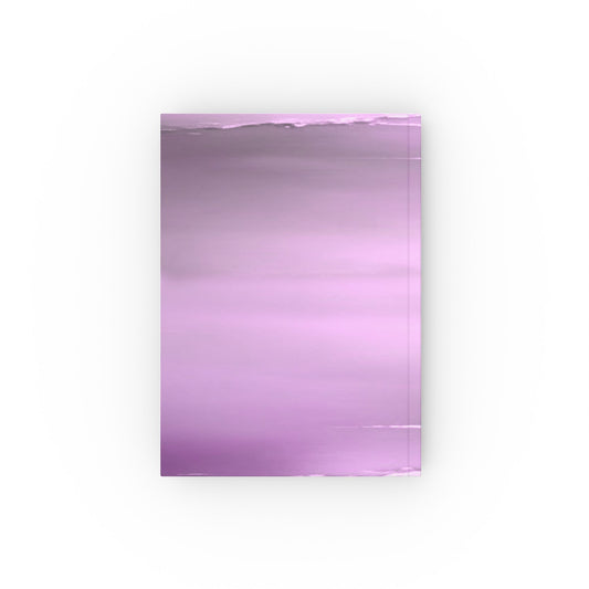 Dark Pink Sea Amethyst Fog 5.2" x 7.4" Hard Backed Journal with 128 blank pages