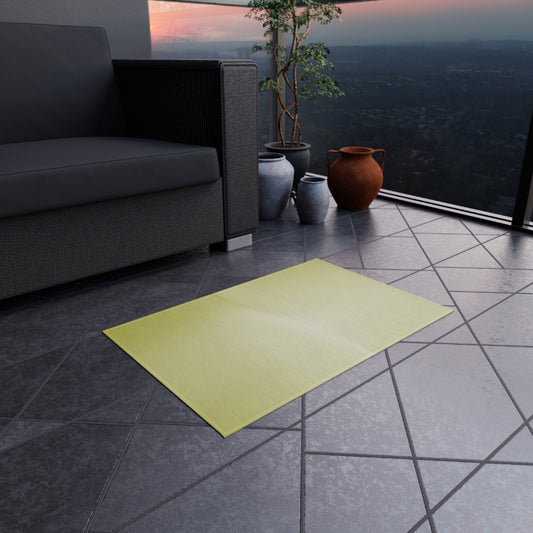 Lemon Fade Outdoor Rug, 24" x 36"
