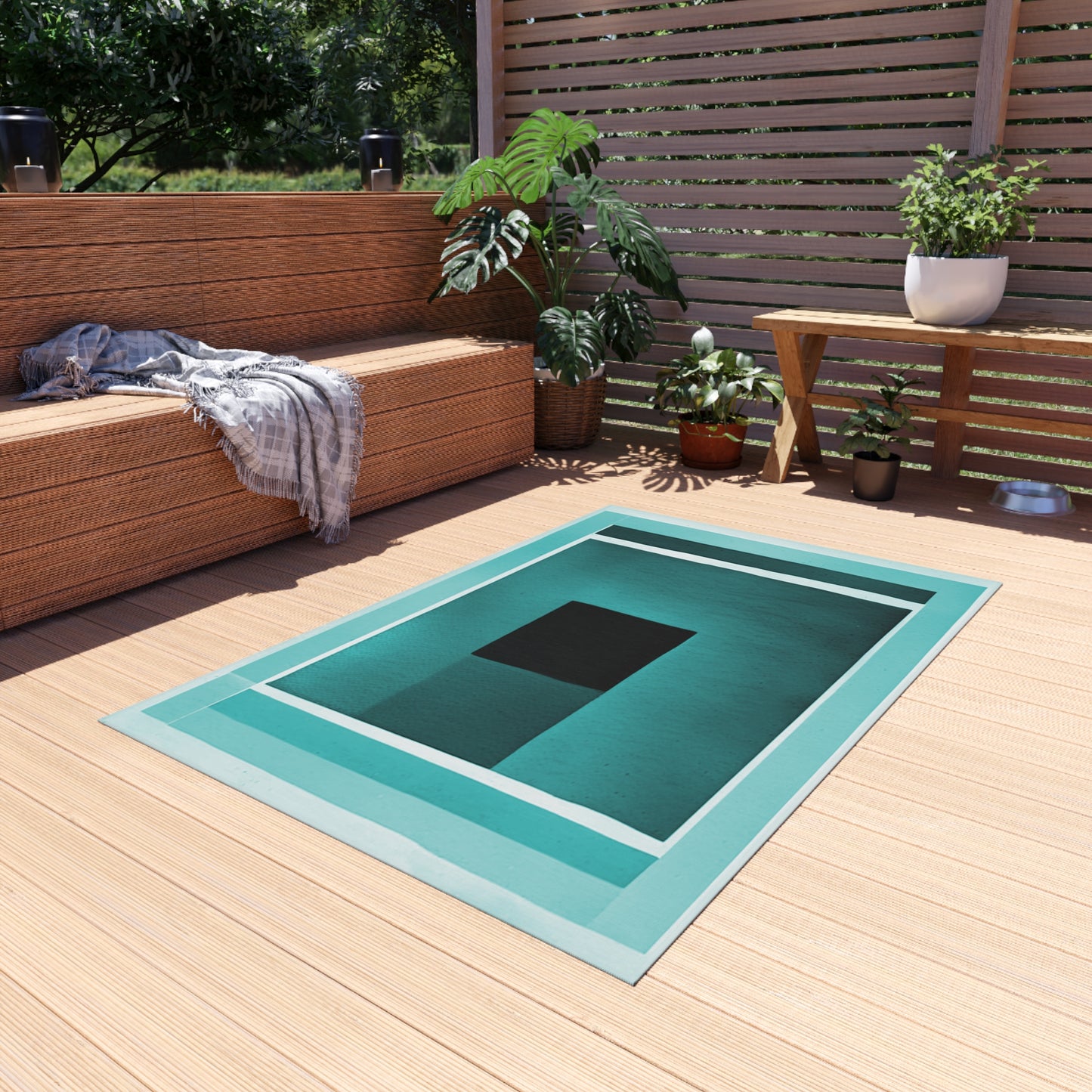 Tif Shadow 48" x 72" Outdoor Rug