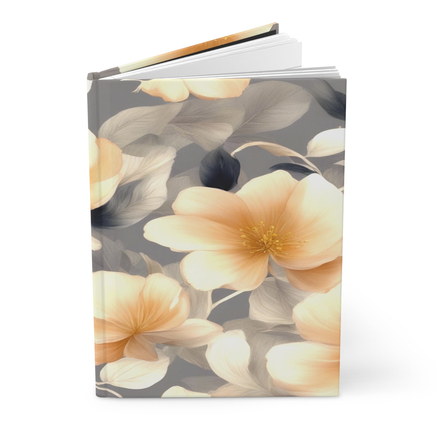 Soft Blossom Floral Bunch Hardcover Journal Matte with 150 lined pages, 5.75" x 8"