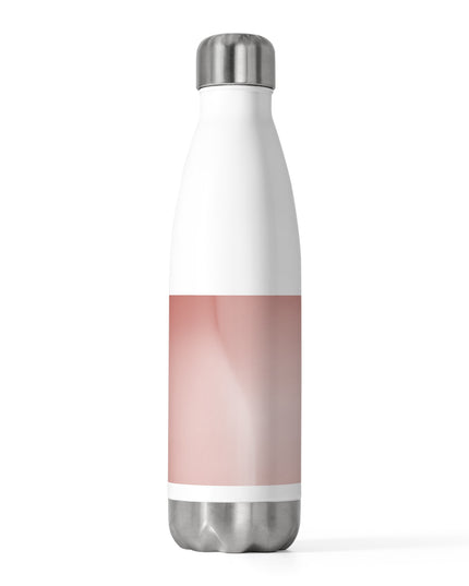Rose Red Fade 20oz Insulated White Water Bottle