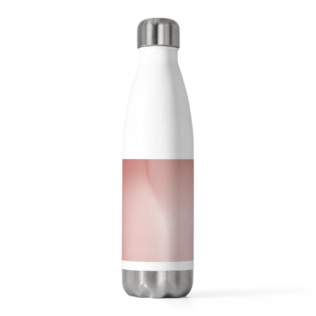 Rose Red Fade 20oz Insulated White Water Bottle