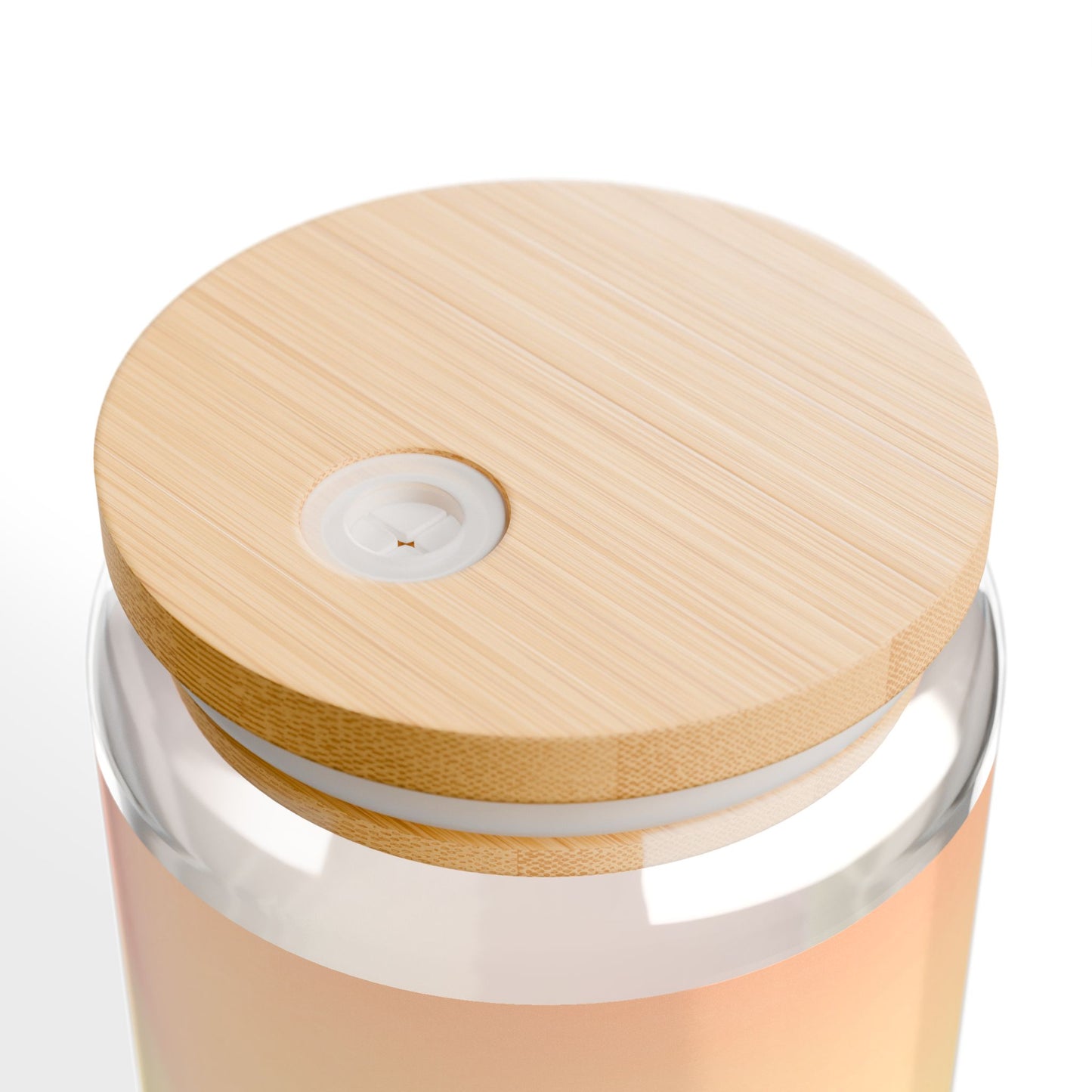 Hot Peach Fade Sipper Glass, 16oz