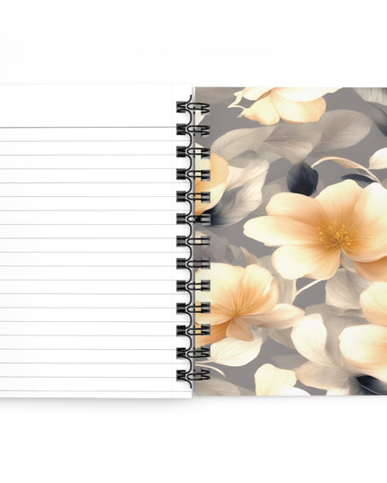 Soft Blossom Floral Bunch Bound Journal, 5" x 7" 150 pages