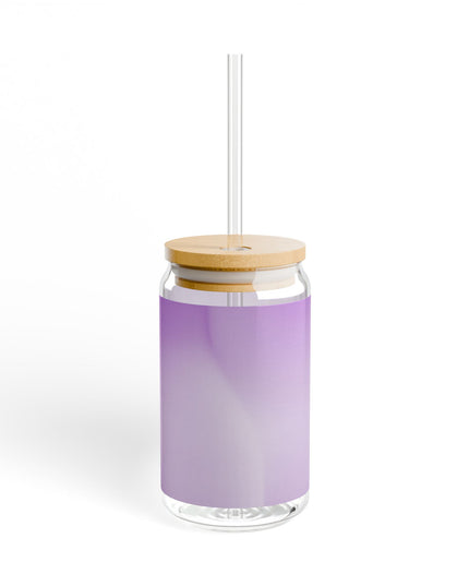 Soft Lavender Fade Sipper Glass, 16oz