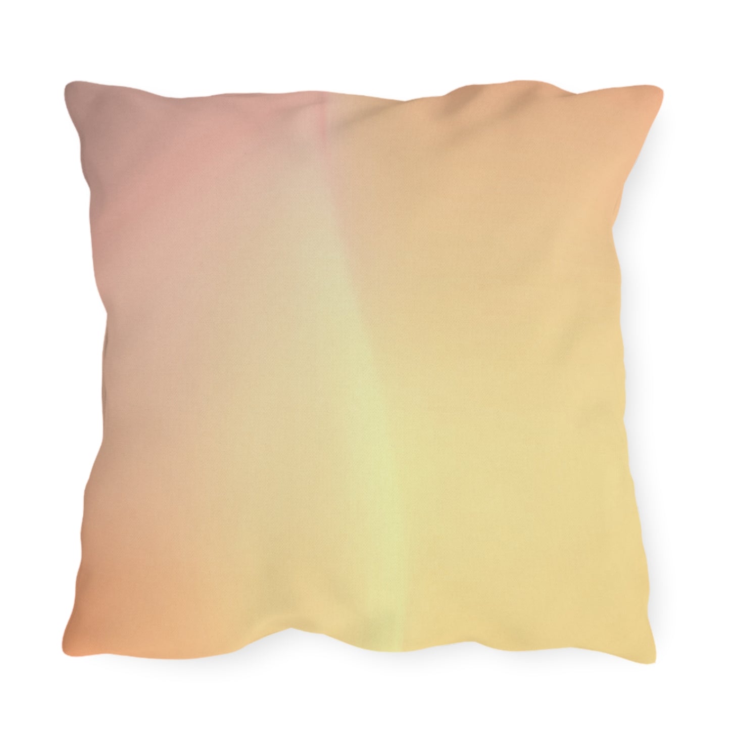 Hot Peach Fade 20" x 20" Outdoor Pillow