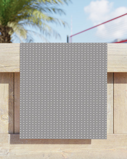 Desaturated Star-crossed Bodies Beach Towel, 18" x 27"
