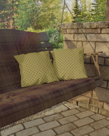 Lemongrass Star-crossed Bodies 16" x 16" Outdoor Pillow