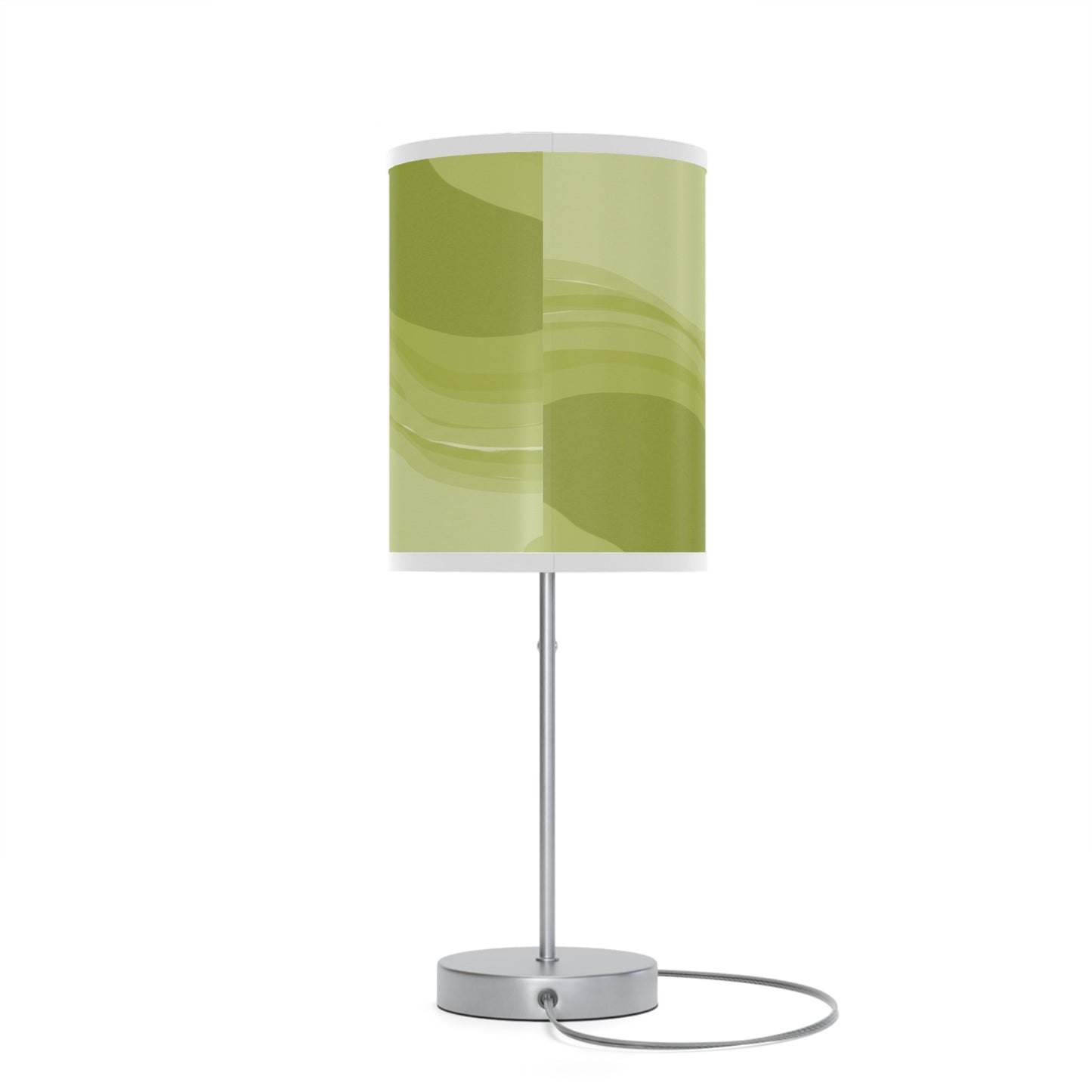 Lemon Wavey Table Lamp on a White or Silver Stand, US|CA plug
