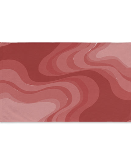 Pinky Mauve Wavey Hand Towel, 16" x 28"