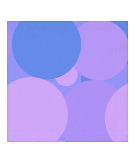 Pastel Purple Family Patches Face Towel, 13" x 13"