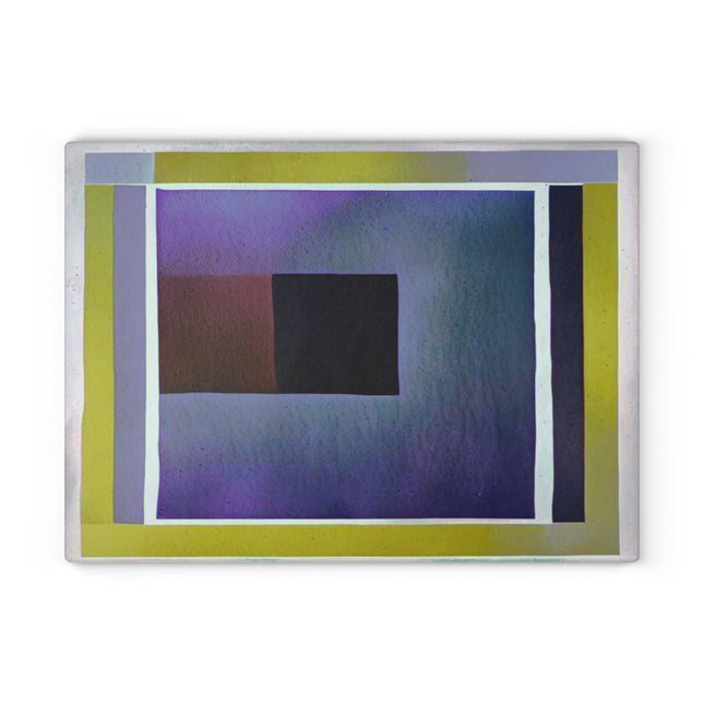 Zeta Shadow Glass Cutting Board, 11" x 15"