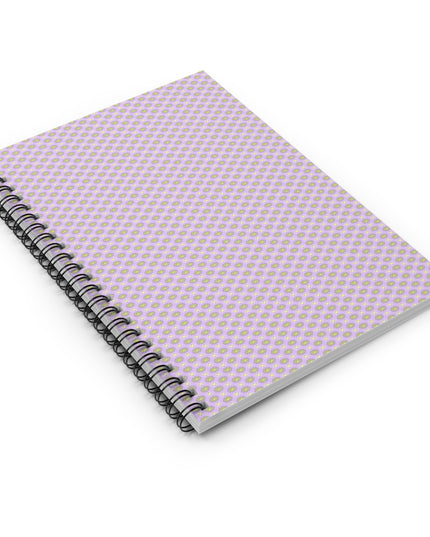 Magenta Star-crossed Bodies Spiral Notebook - Ruled Line, 6" x 8", 118 pages