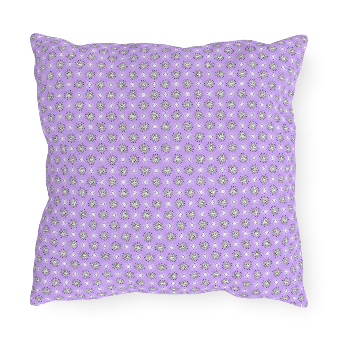 Lavender Star-crossed Bodies 16" x 16" Outdoor Pillow