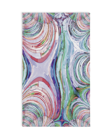 Uzi Spiral Pastels Hand Towel, 16" x 28"