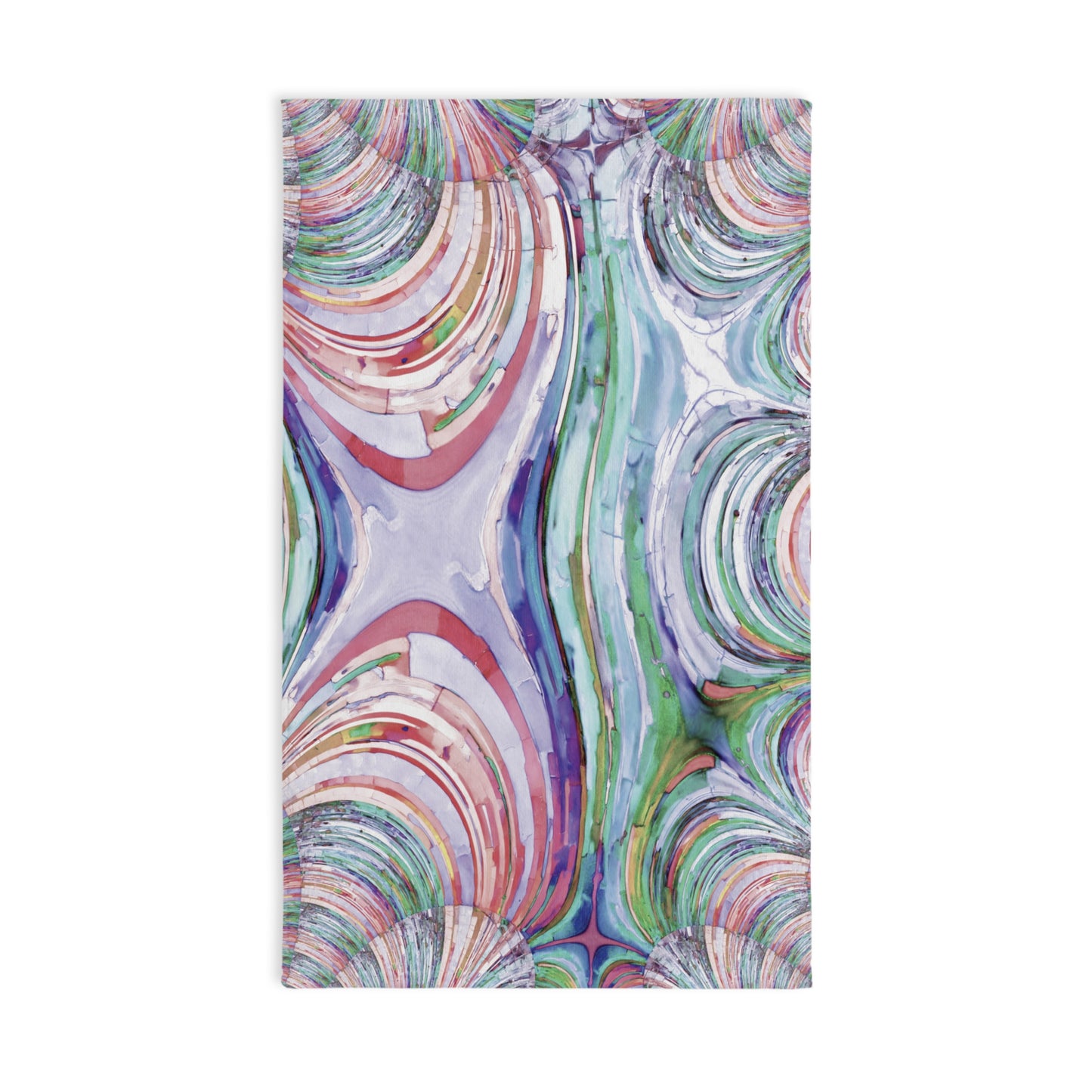 Uzi Spiral Pastels Hand Towel, 16" x 28"