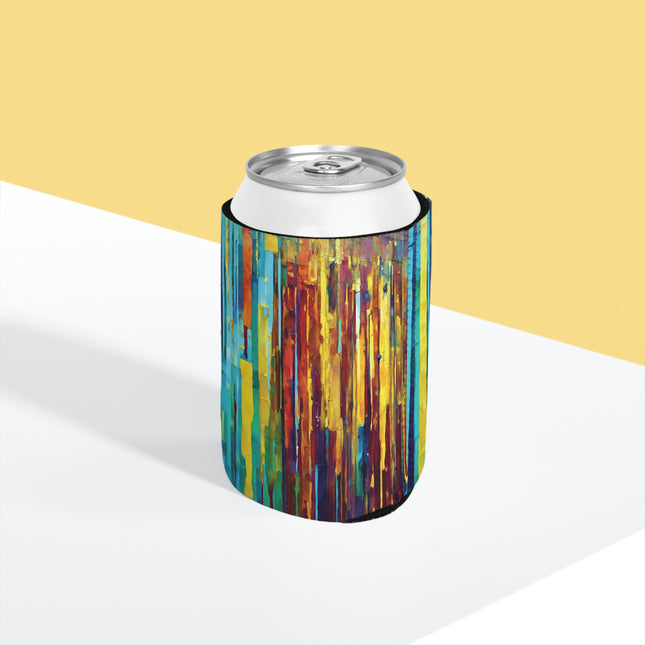 Striped Alpha 12 oz Can Cooler Sleeve