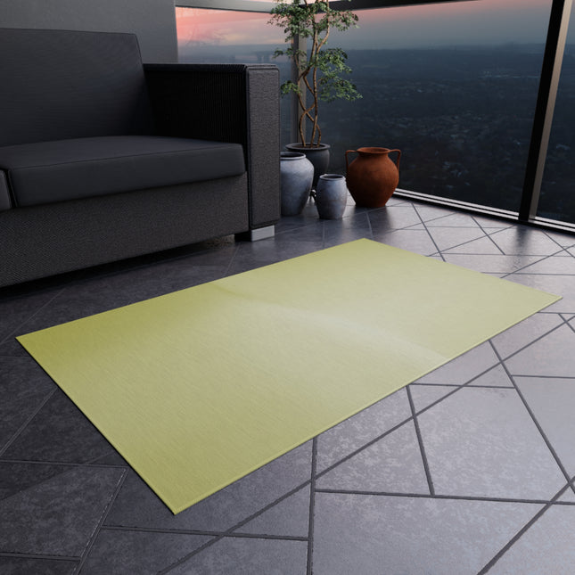 Lemon Fade Outdoor Rug, 36" x 60"