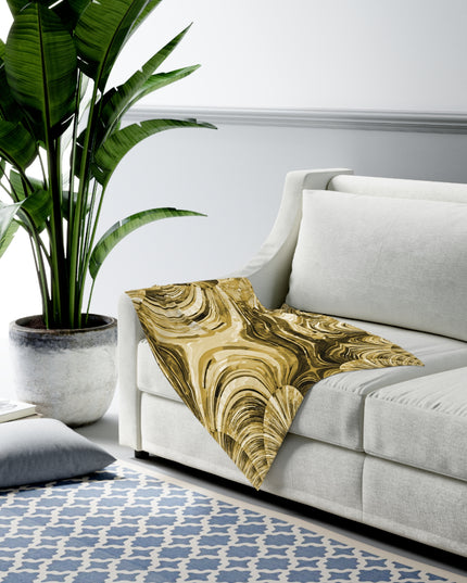 Uzi Spiral Light Brown Baby Swaddle 30″×40″ Blanket