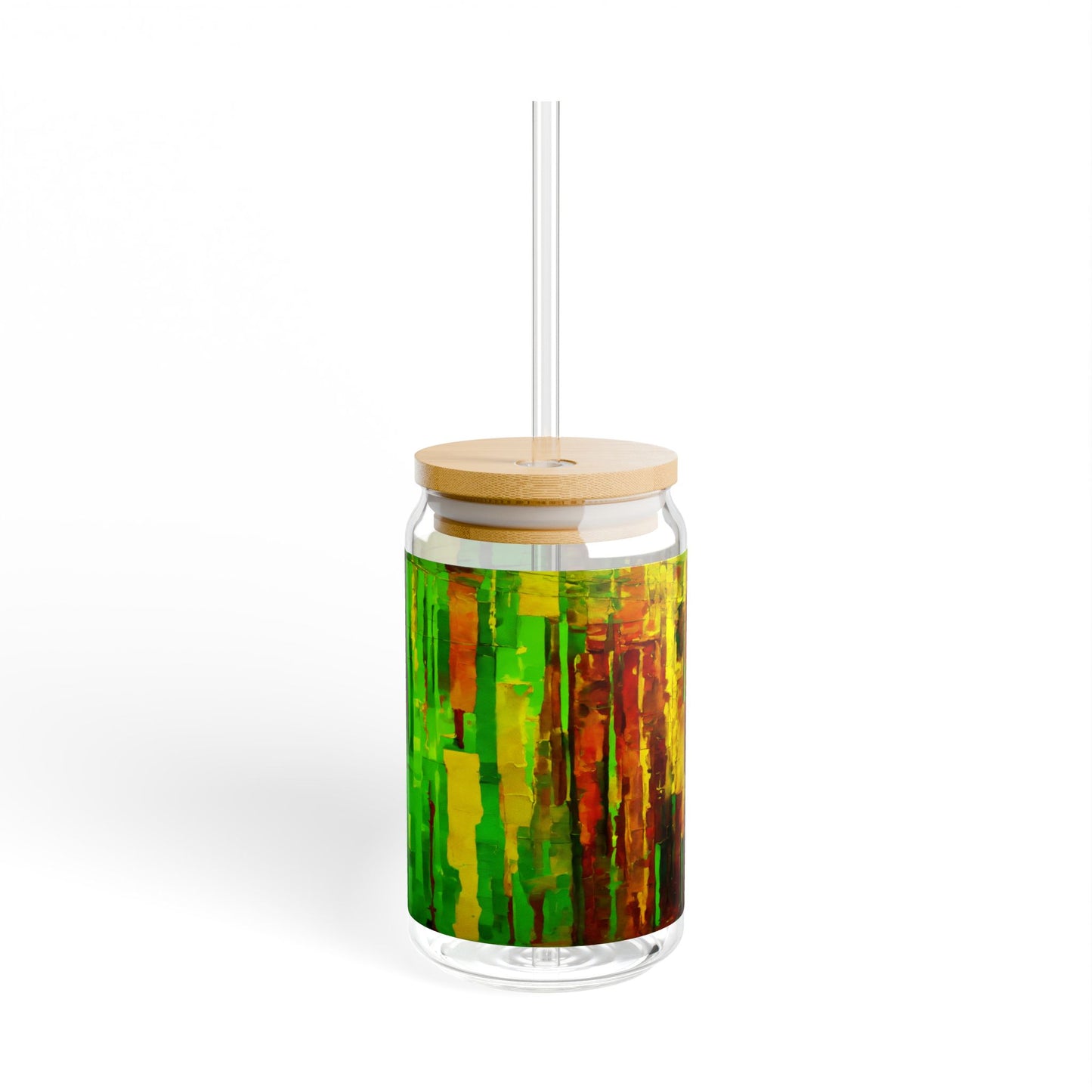 Striped Beta Sipper Glass, 16oz
