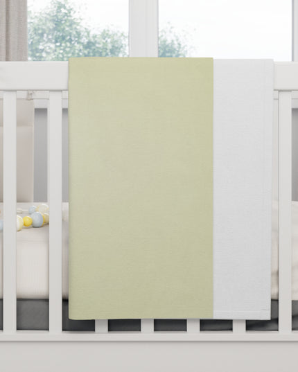 Lemon Fade Soft Fleece Baby Blanket, 30" x 40"