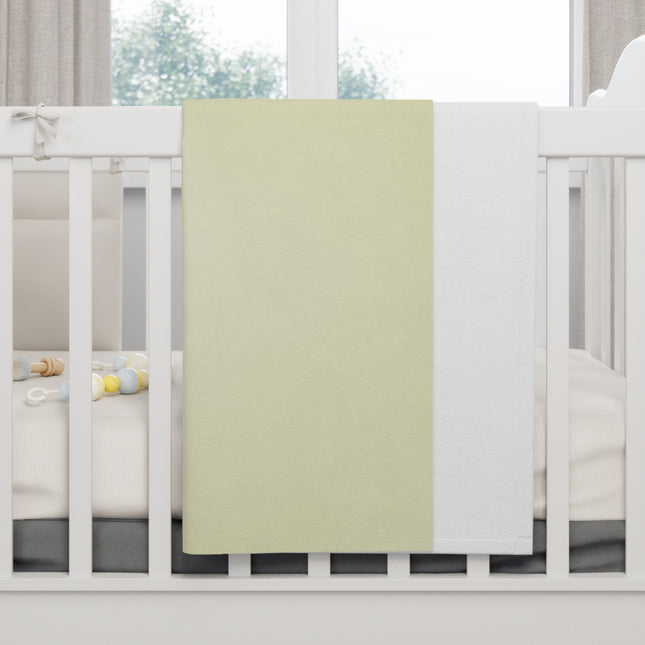 Lemon Fade Soft Fleece Baby Blanket, 30" x 40"