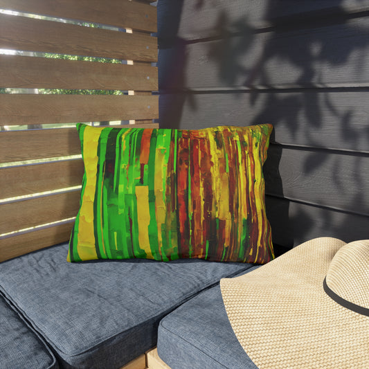 Striped Beta 20" x 14" Outdoor Pillow