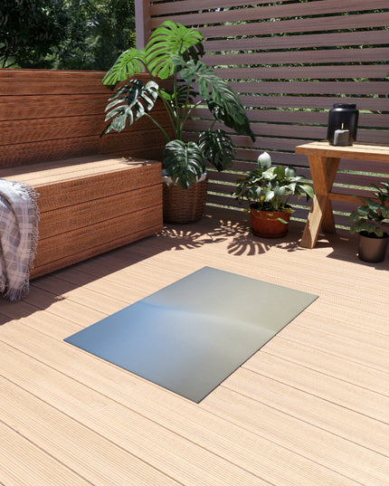Cobalt Fade Outdoor Rug, 24" x 36"