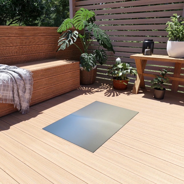 Cobalt Fade Outdoor Rug, 24" x 36"