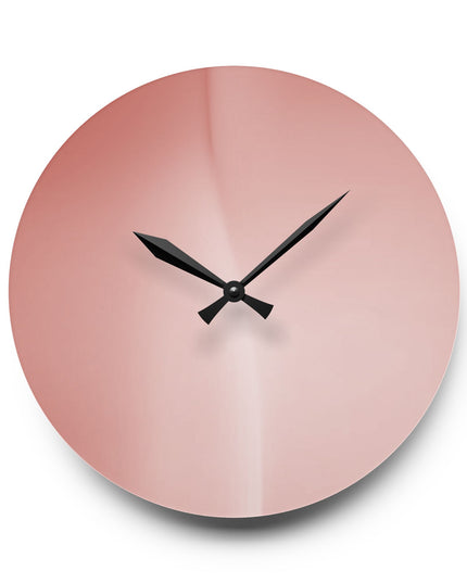 Rose Red Fade Acrylic Wall Clock, Round or Square, 10.75" x 10.75"