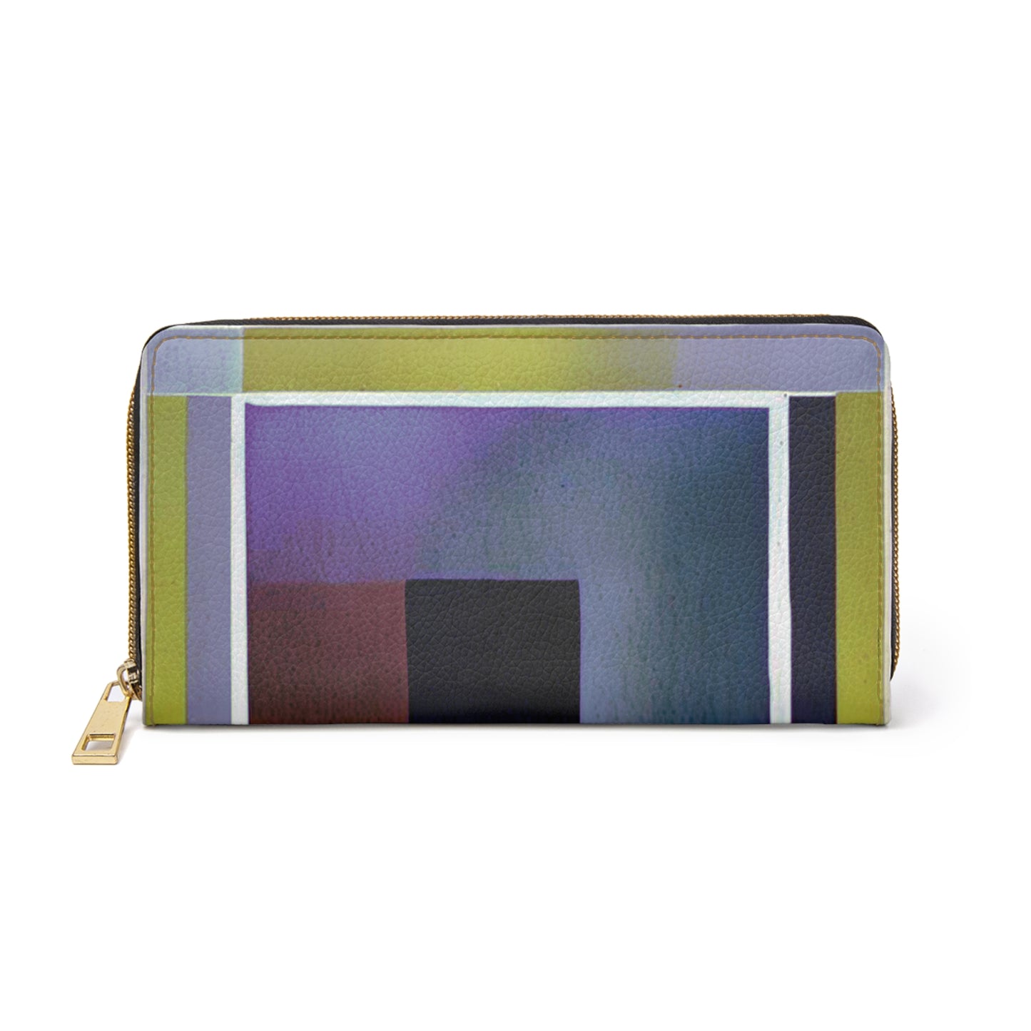 Zeta Shadow Elegant Abstract Zipper Wallet - Stylish & Functional Accessory for Everyday Use