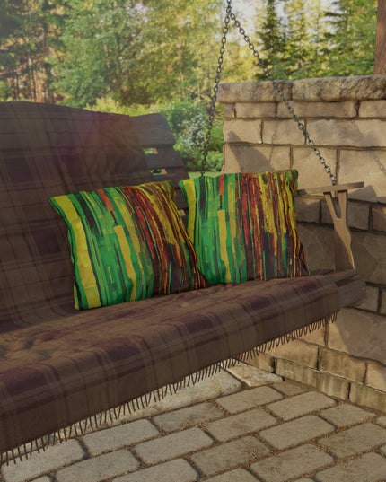 Striped Beta Pastel 16" x 16" Outdoor Pillow