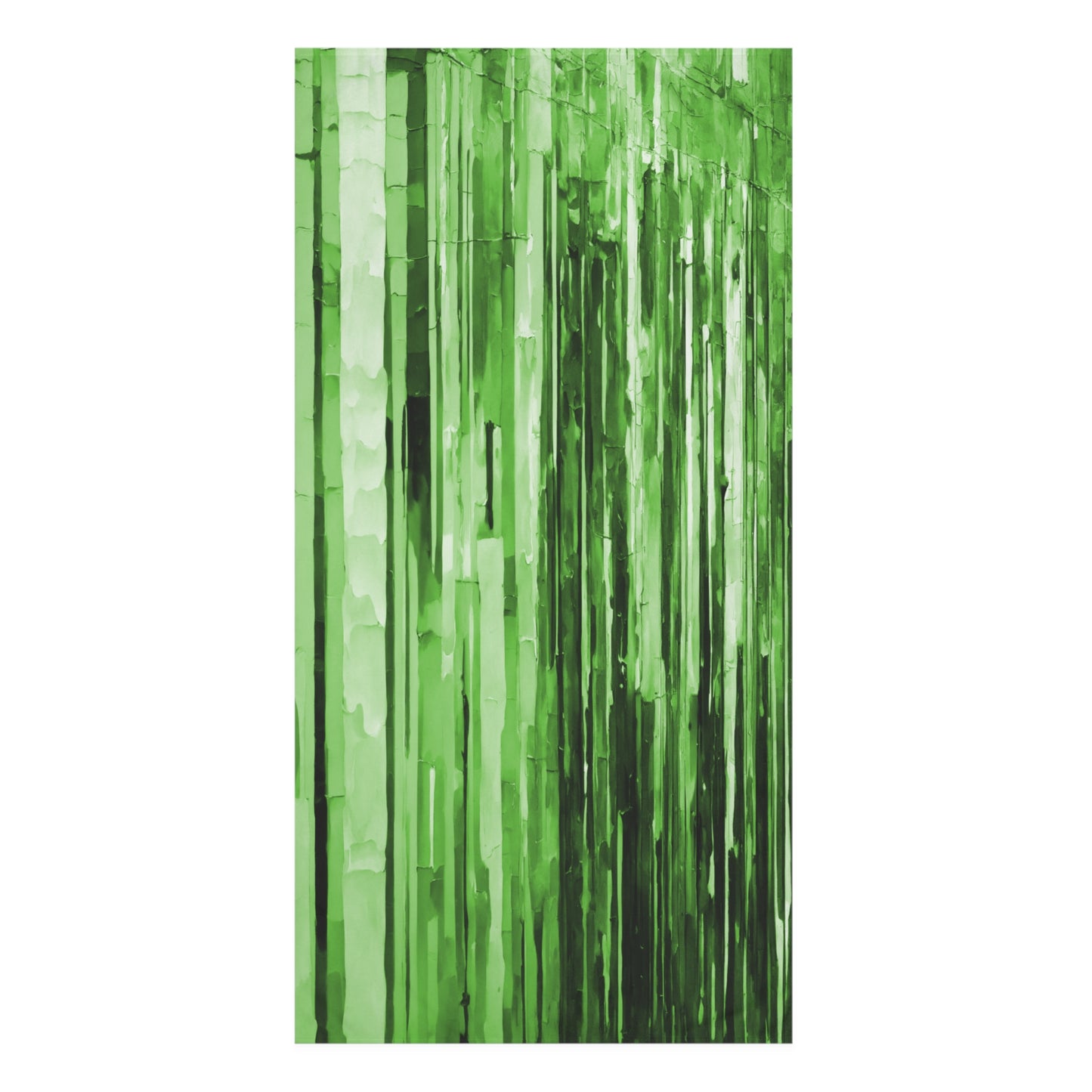 Striped Mint Pastel 30" x 60" Mink-Cotton Towel (50% polyester, 50% cotton)