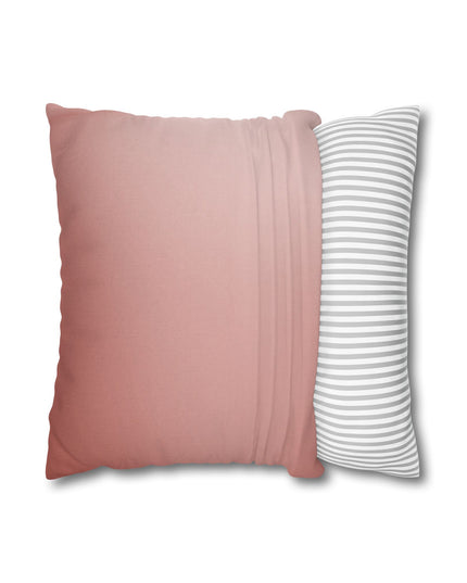 Rose Red Fade Spun Polyester Square Pillowcase, 14" x 14"